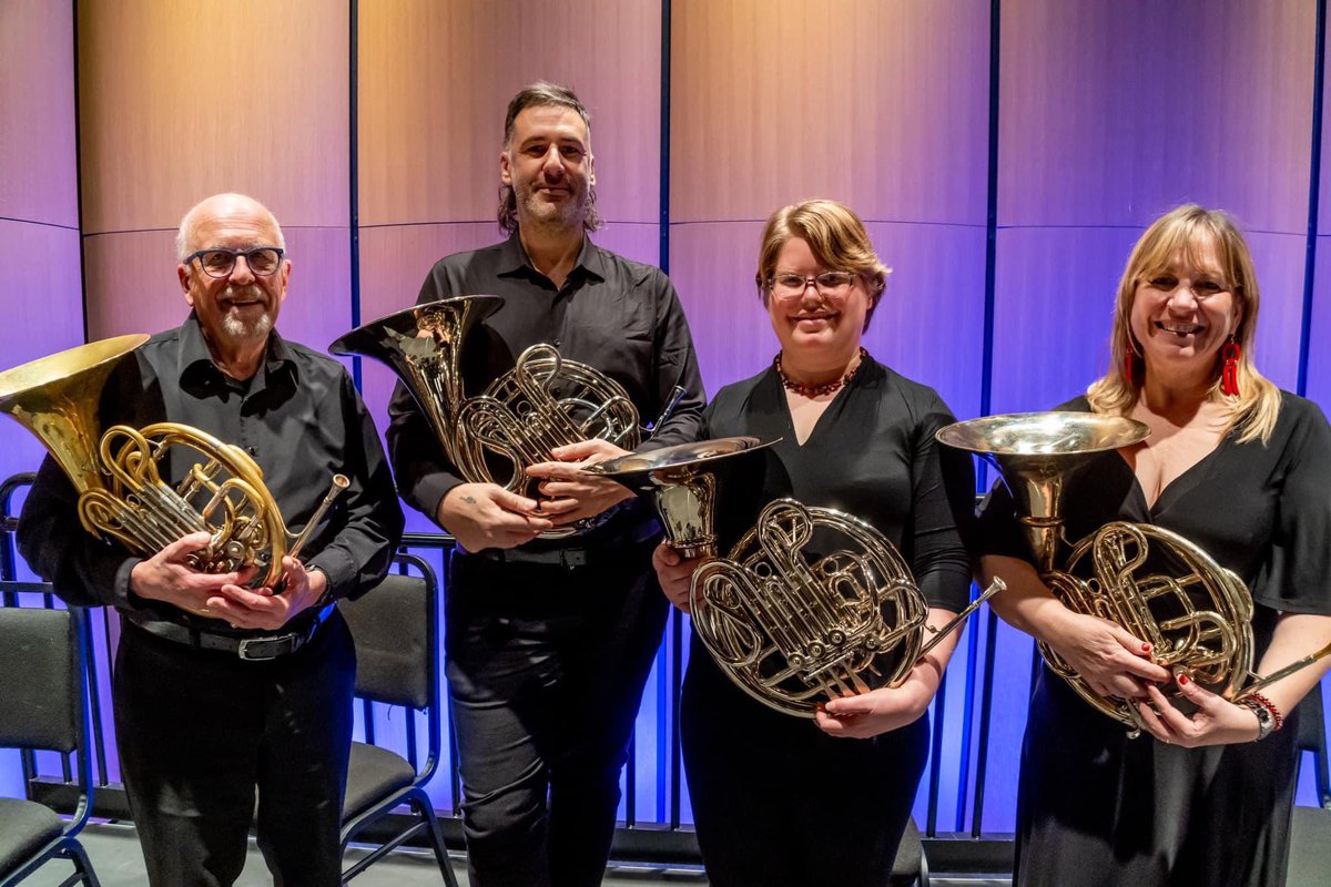 Last concert of the year! Burlington Symphony Orchestra horns!