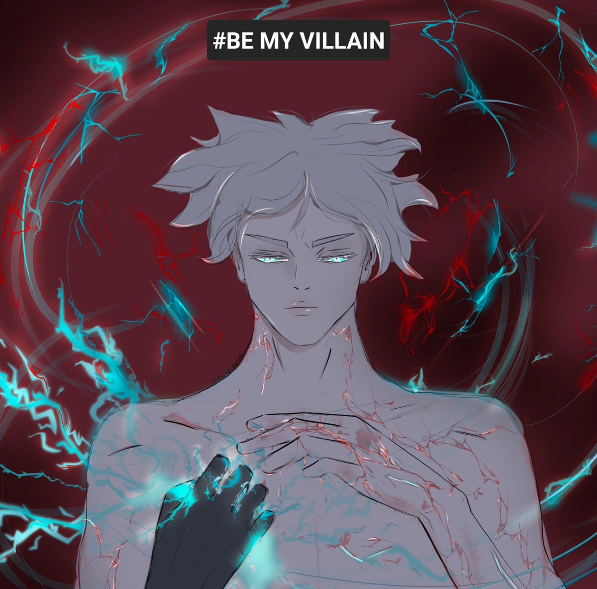 Darkaquarius4's tweet image. Time for fanart. I finished this one for #Bemyvillain, from @itsmintibi. Hope you all like it &amp;lt;3