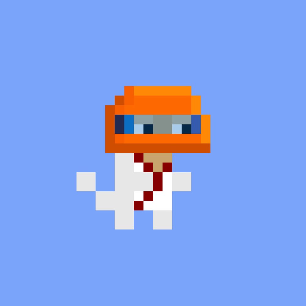 Orange racer helmet just got minted 🚨