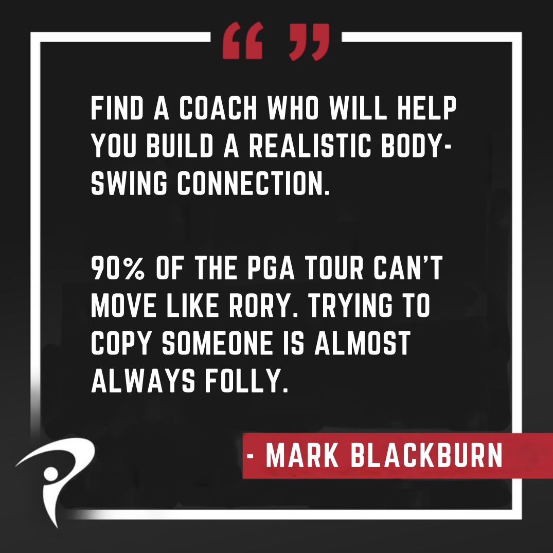 If you can’t move like your favorite golfer, you’ll have a difficult time swinging like your favorite golfer. 🗣: @golfdigest's Top Teacher in America @blackburngolf in the latest issue