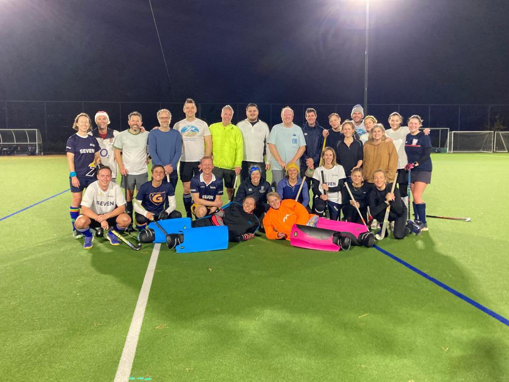 Amazing afternoon doing hockey with the great Parents on the Pitch group &amp; guests.  Sport creating friendships!