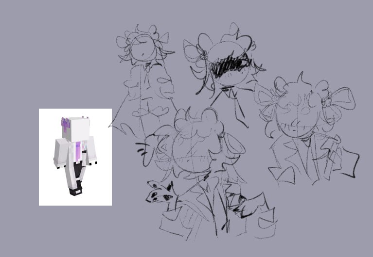 i was bored while reinstalling minecraft im not even on the stream rn lol #qsmp