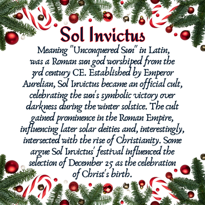 NeffeliesStuff's tweet image. #solinvictus #christmas