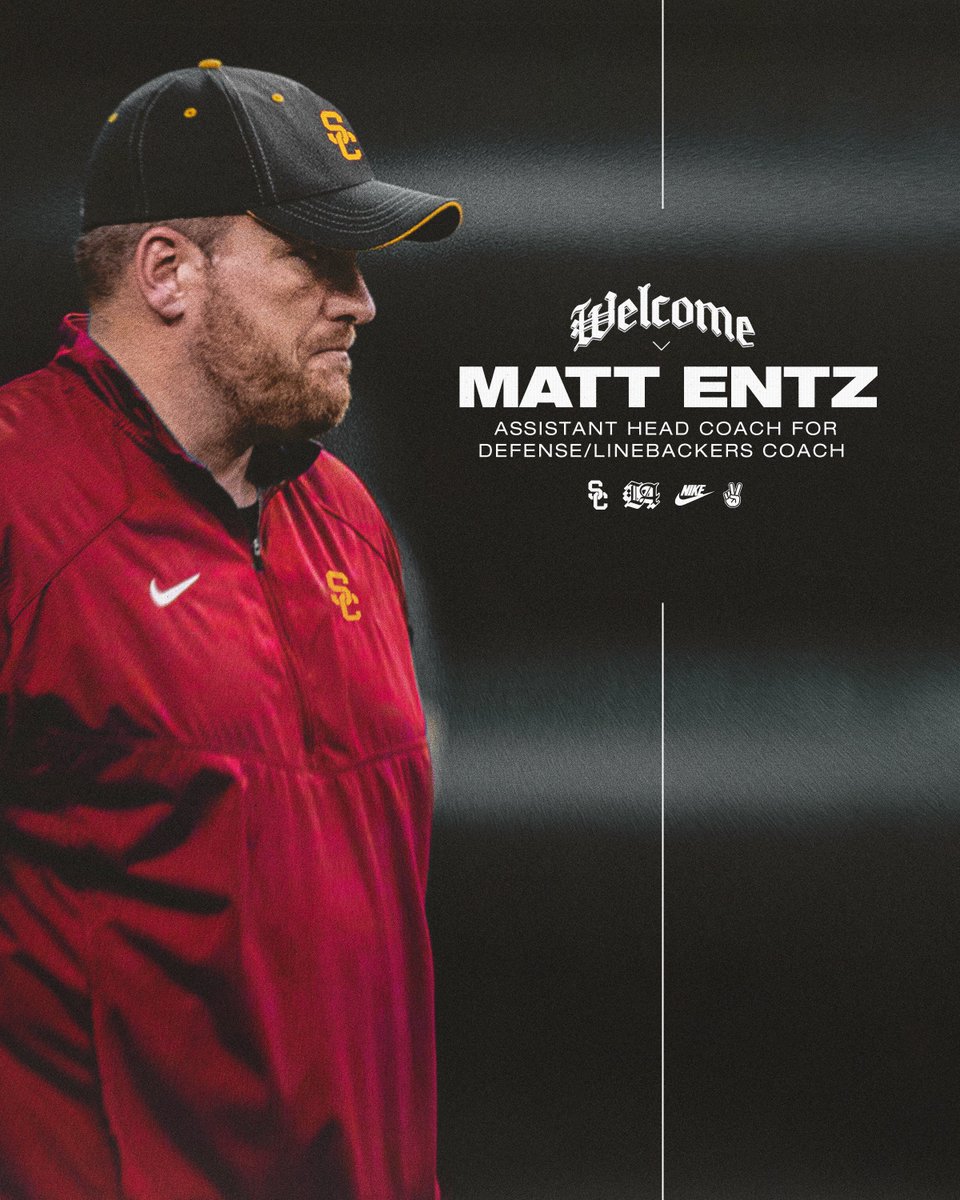 Welcome our new Assistant Head Coach for Defense/Linebackers Coach — @Coach_Entz ✌️