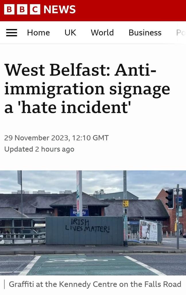 After years of Sinn Fein's Marxist, murals, the ordinary people of West Belfast are moving towards true nationalism and standing up for their people. The same is happening on the other side of the old divide too. #IrishLivesMatter