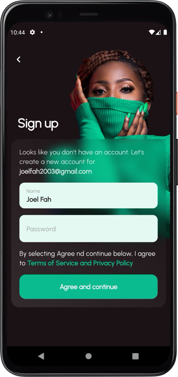 FahDejon's tweet image. I finally rounded up with Day 2 of #30DaysChallenge. Today I built a UI that consists of 3  authentication screens (login & signup).
Reference image => pinterest.com/pin/3912502863…
GitHub => github.com/Joel-Fah/flutt…
#flutter #flutterui