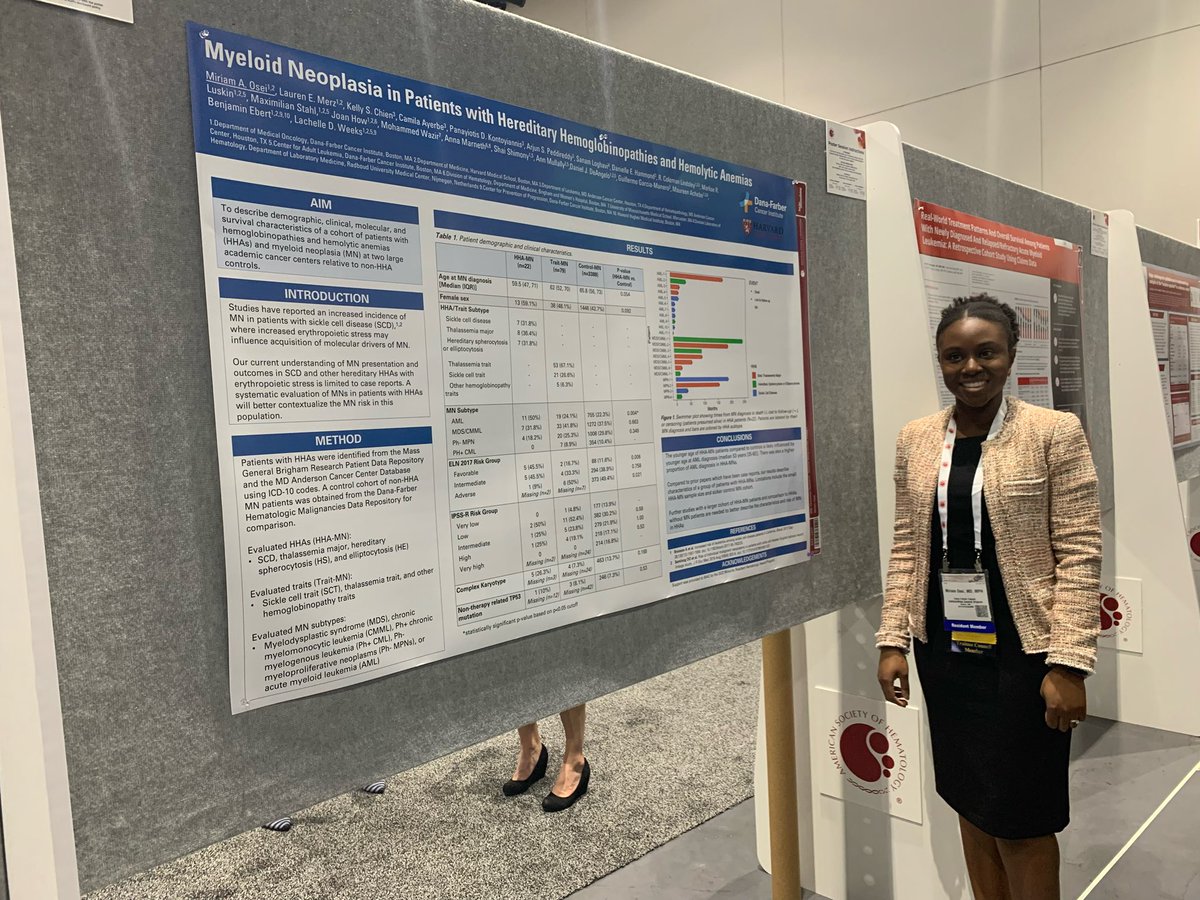 While I can’t be at #ASH23 this year, I am so, so proud of our incredible hematology fellow, @miriamAoseiMD for sharing the incredible work she has been doing and giving the world a preview of the amazing things she is going to continue to do in #HealthEquity and #SickleCell