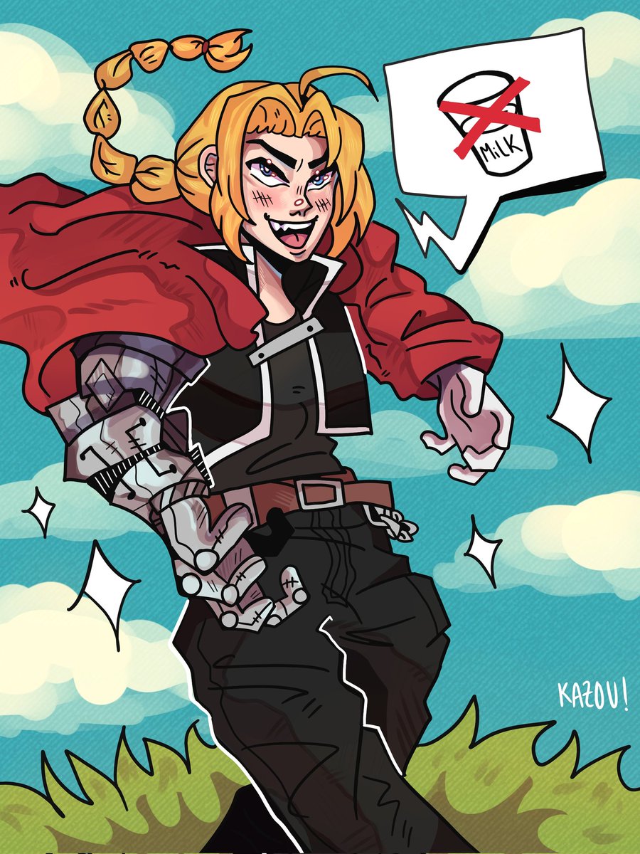 kazouchii's tweet photo. Fanartcito del loquito rubio mochao Eduardo Enrique de Fullmetal
#edwardelric #edwar #fullmetal #fullmetalalchemist #fanart #art #digitalart https://t.co/Ex2rvK9NwC