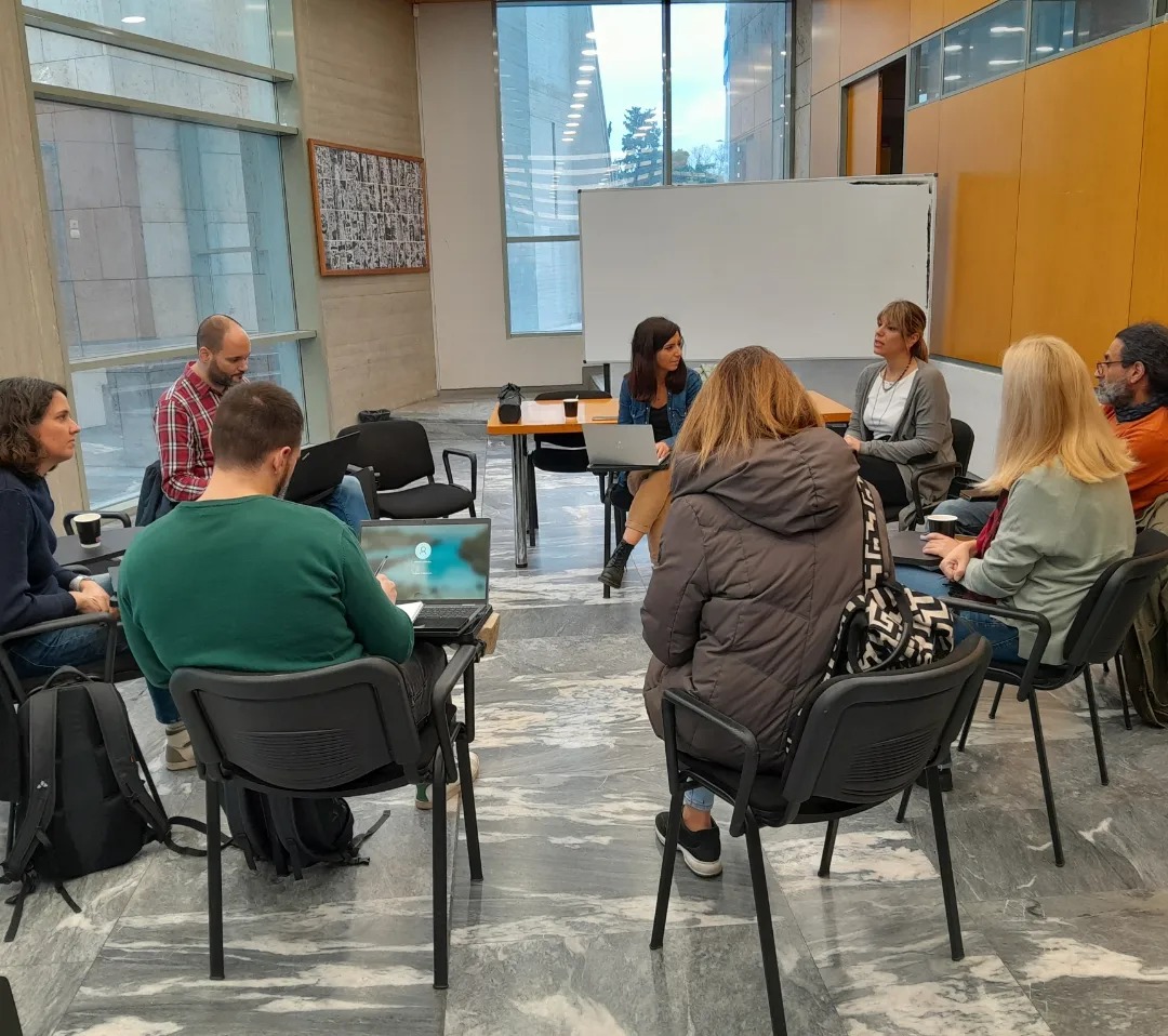 Thes_FoodTrails's tweet photo. Day 1. #replication #peerlearning #funchal visiti in Thessaloniki. We were all focused on #foodcouncil, stakeholders and city's initiatives. Visits at BIOkofinaki, social #food project and #incommon NGO that its representatives are members of city's Food council. #EuFoodCities https://t.co/ZqV0nINqto