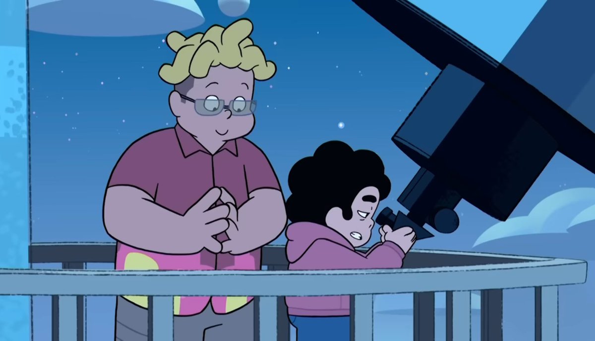 the two most important characters in steven universe are: - uncle grandpa for teaching steven how to summon his shield on command - ronaldo for pointing out the barn was on the moon, setting off a domino effect that caused steven to learn the truth about pink diamond