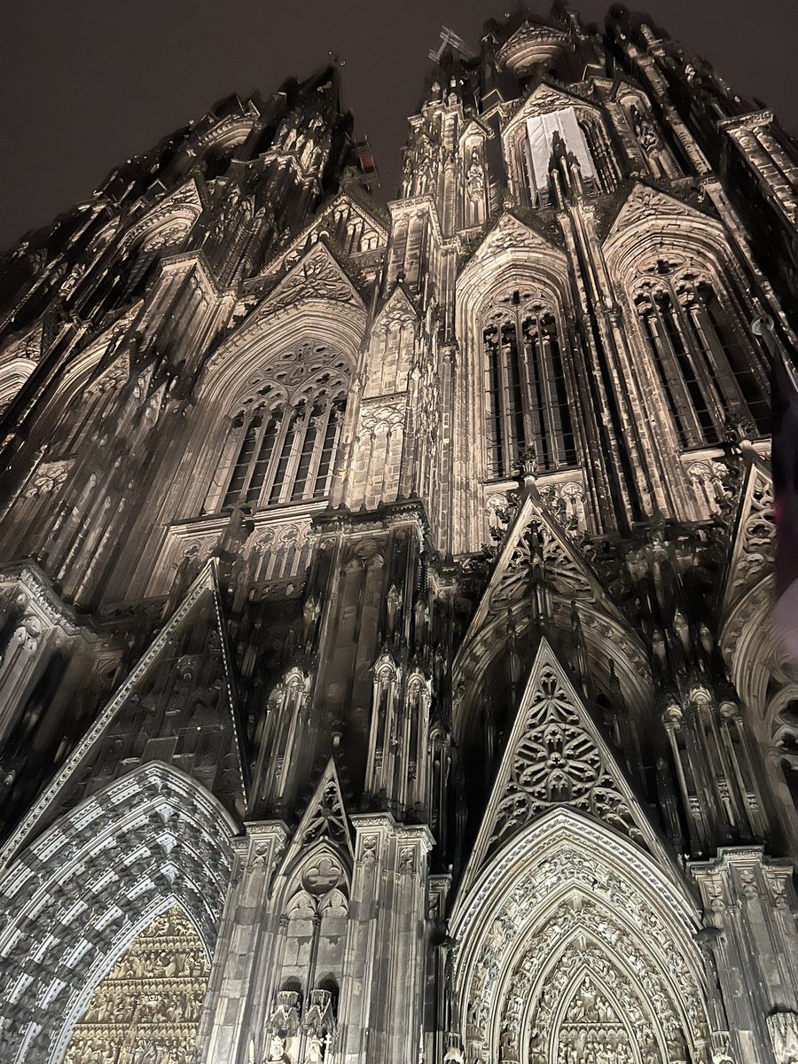 cologne cathedral spire is 50 storeys high….. FIFTY. ….. worth a thought… bloody nora