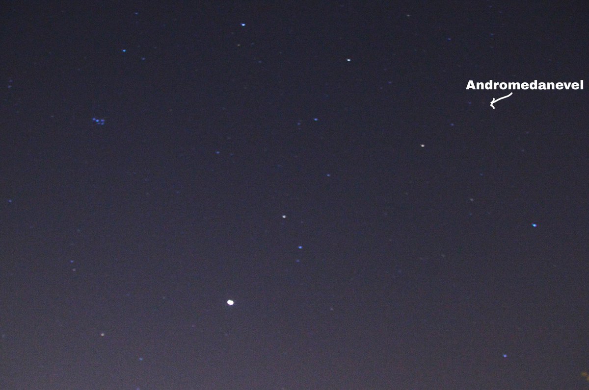johan_klos's tweet photo. Goedenavond de #andromedanevel staat nu boven #Jupiter en ook de #Voerman met #Capella staan er mooi op #sterrenhemel @waddensky_nl @phi48 #weerfoto 🙋‍♀️🙋🙋‍♂️ https://t.co/XR4xXRXdQM