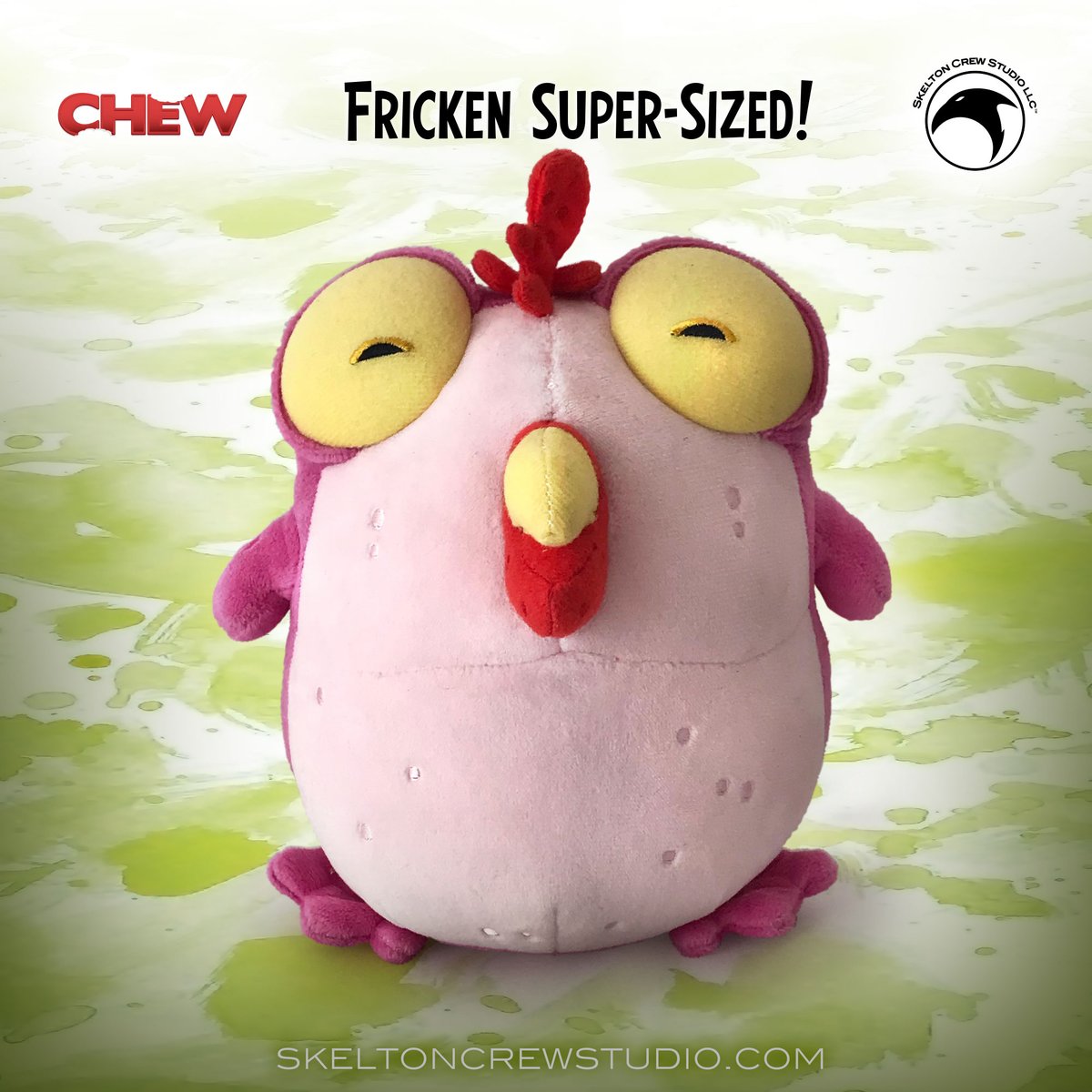 SkeltonCrew's tweet image. Merry Crewmas!
Like and share and we&apos;ll draw a winner each day at random all week! (US addresses only, please)
Day 3: From the CHEW-niverse, it’s the Super-Sized Plush Pink Chog!
Maybe @themightylayman&apos;s hot delivery guy will even bring it by :)
#5DaysofCrewmas