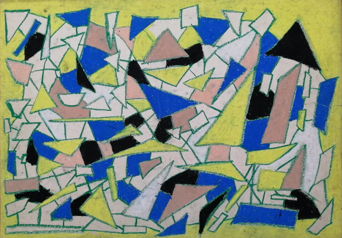 インテリア品絵画と立体物を組み合わせた抽象的なアート作品ユニーク作品 Amazon.co.jp: SHYAMIC 抽象的なカラフルな絵画, アフリカ系, image size:1200x836