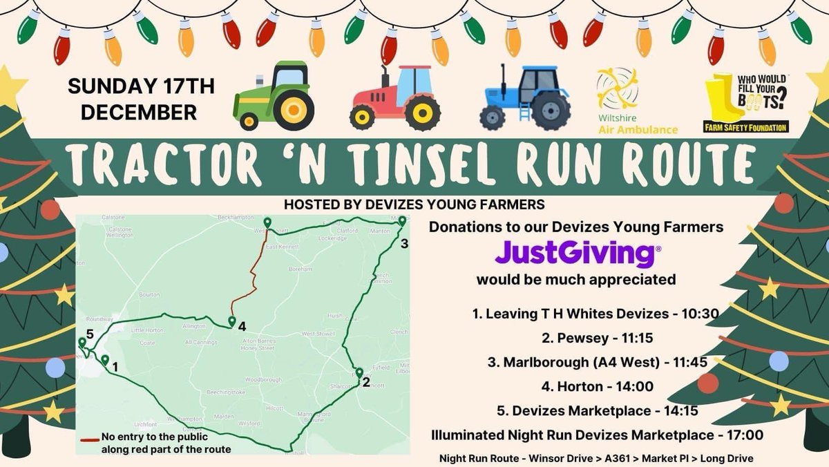 Just a week away now, two fantastic charities to benefit from this great event having raised over 30k in the last couple of years, daytime run, followed by illuminated evening run around Devizes. Still time to enter on Devizes YFC fb page <a href="/pile_joanne/">Joanne Pile</a> <a href="/MartinSmart2/">Martin Smart 💙</a> #SpreadTheWord