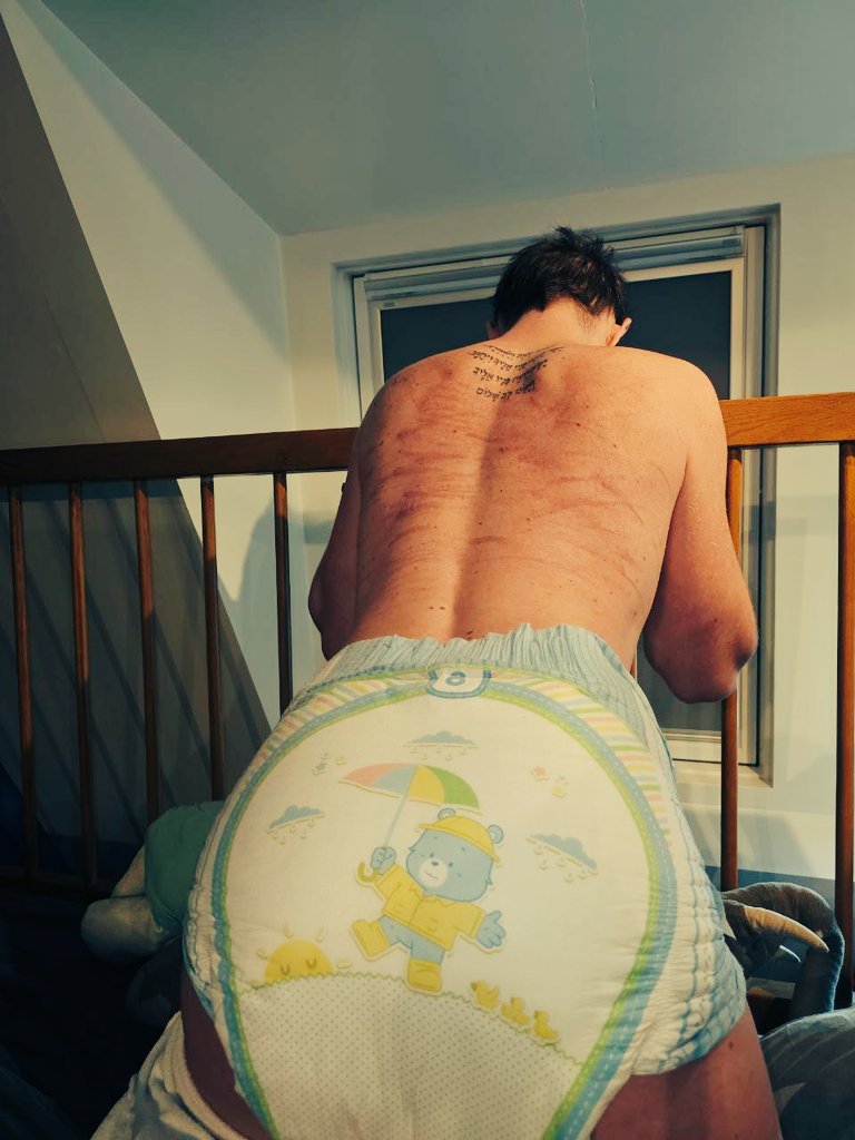 Hopefully Ruby will listen next time when daddy <a href="/ThePuppeteer76/">The Puppeteer 🔜Folsom 🔜Ready2Play 11 oktober</a> says it's time for a nap..