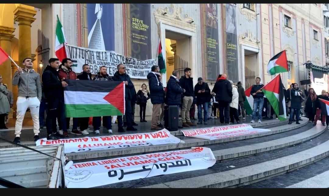 Timesofgaza's tweet photo. Photos from several protests held across the globe in solidarity with Gaza, calling for an immediate ceasefire. https://t.co/TVNvIXbgIK