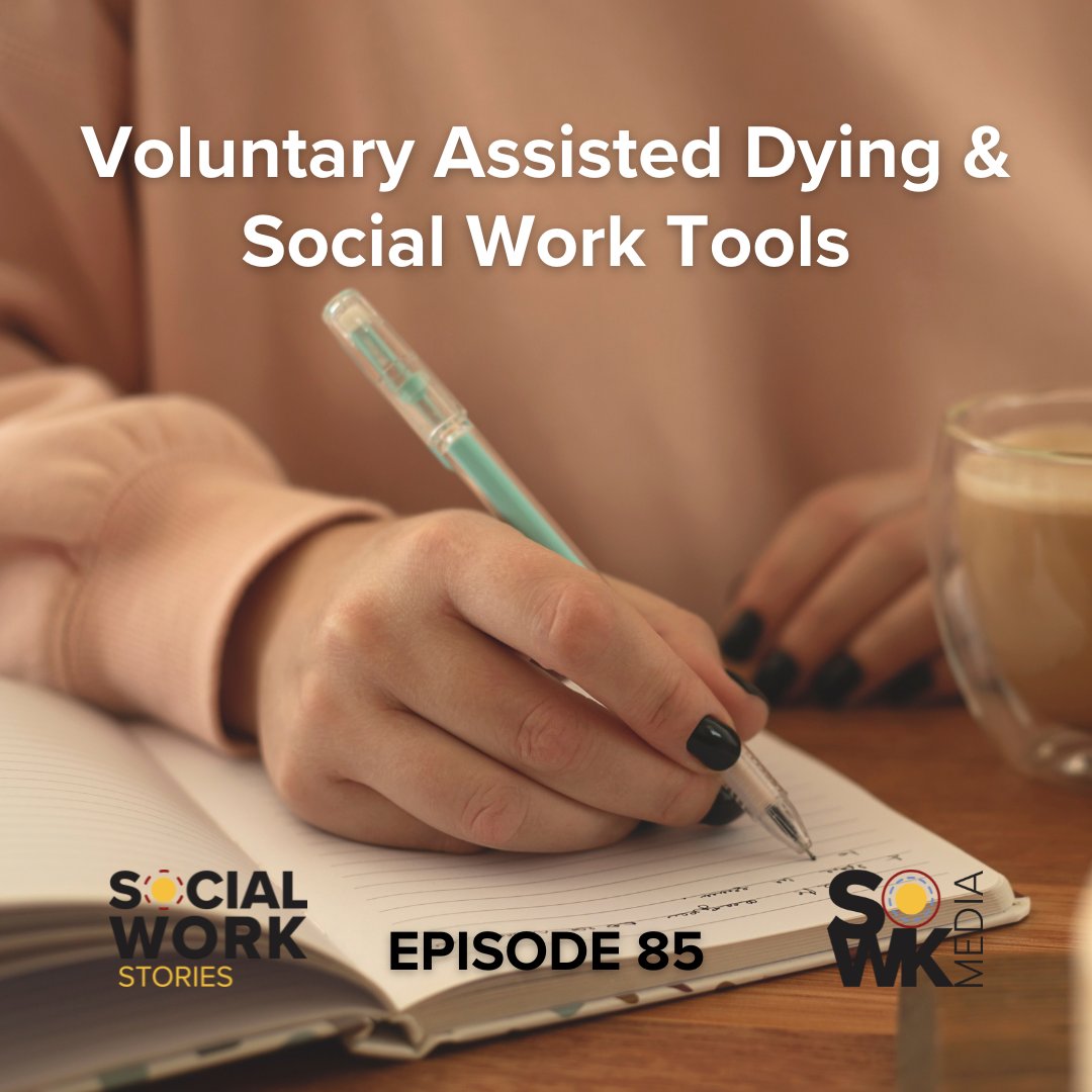 What #SocialWork tools did you take from ep85: #VoluntaryAssistedDying? Lis &amp; Mim reflected on the ethical considerations &amp; #SocialWorkPrinciples involved, stressing the the need for preparatory supervision, paired with ongoing critical reflection #SocialWorkMedia