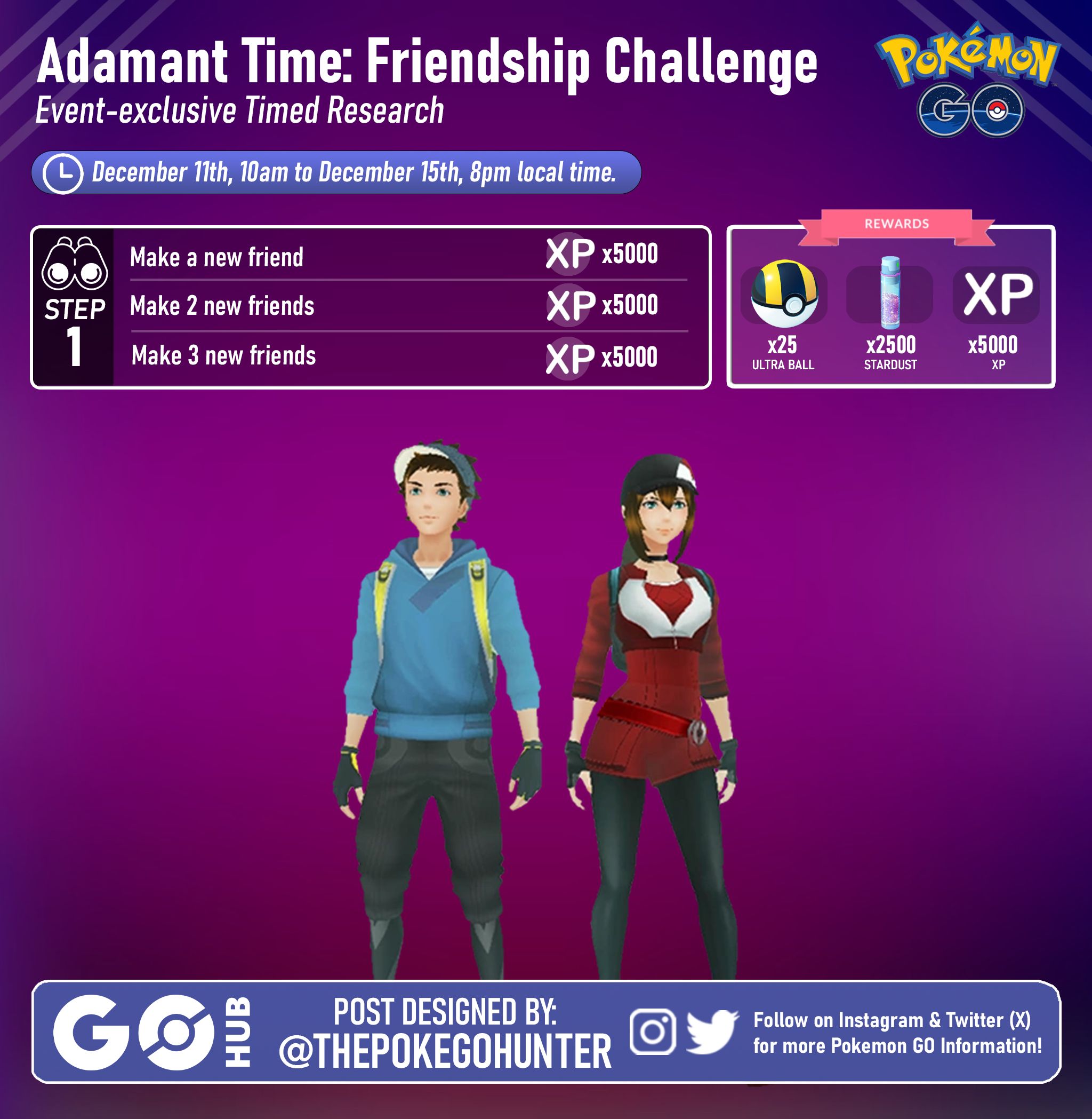 Pokemon Go: How to Complete the Make a New Friend Challenge