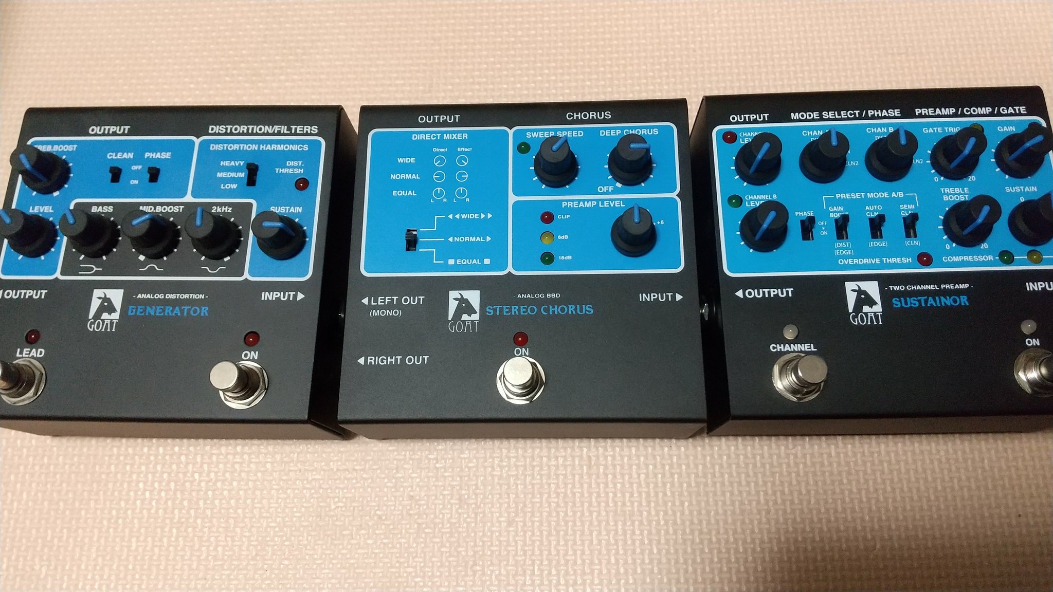 GOAT SUSTAINOR ROCKMAN B'z 松本孝弘 エフェクター 名機 ROCKMAN INSTRUMENT EQUALIZERを復活させたい！ - CAMPFIRE
