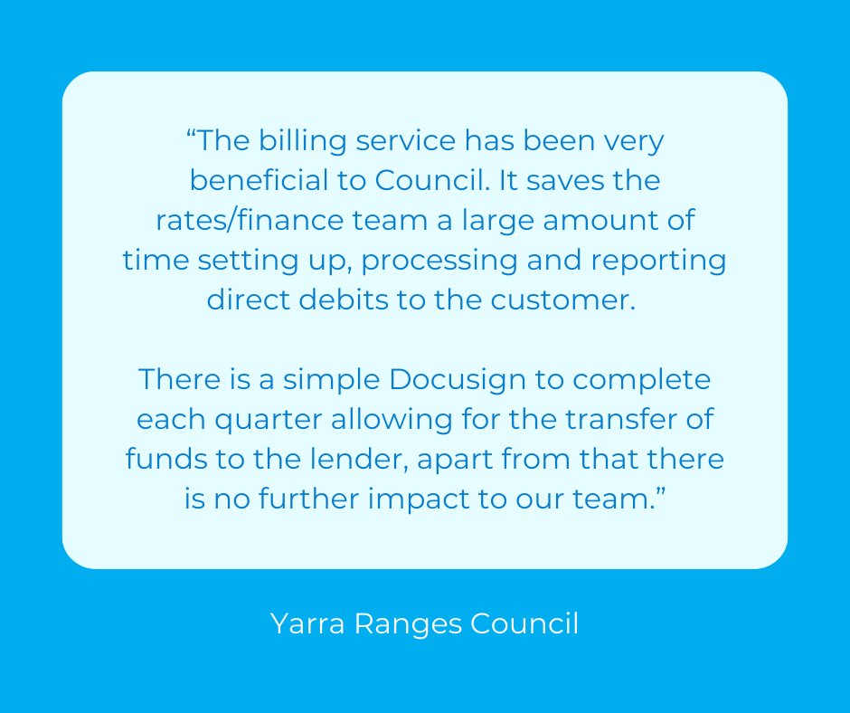 BB_Finance's tweet photo. @yrcouncil is one of the leading councils providing EUF. They use the BBF billing service to streamline their program and reduce time required for processing and administering their program.
Find out how our billing service helps councils deliver EUF:
https://t.co/WeLWrL19NR https://t.co/eANJP6aNN4