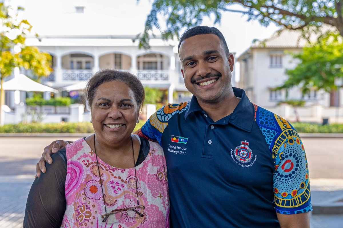 Mother-son duo Lila & Caleb Pigliafiori are passionate advocates for embedding more culturally safe & appropriate care into our health system. So am I. They spoke last week at a @QldAmbulance forum last week that addressed bridging the health gap in Indigenous communities. [1/3]
