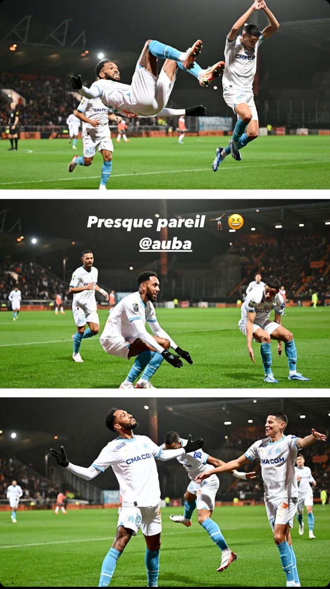 Amine Harit sur Instagram :

« Presque pareil Auba ! » 🤣🤣

#TeamOM #FCLOM