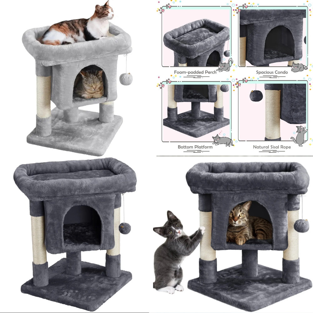 Bring your feline friends ultimate comfort and fun with this 2-level cat tree.
.
summitzonesupplies.com

.
 #cattree #catplayground #kittycondo #catsofınstagram #catlife #catlover #catsrule #catmom #catdad #happykitties #catworld #catcastle #catcondo #summitzonesupplies