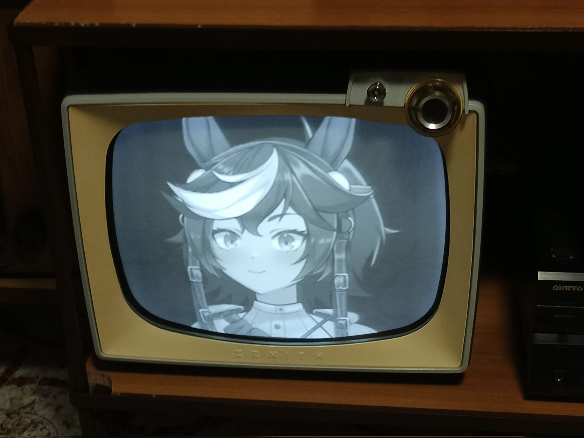 I put waifus on a vintage TV on X: Ryo Yamada - Bocchi the Rock! Saba  T-1014 Schauinsland - 1959  / X