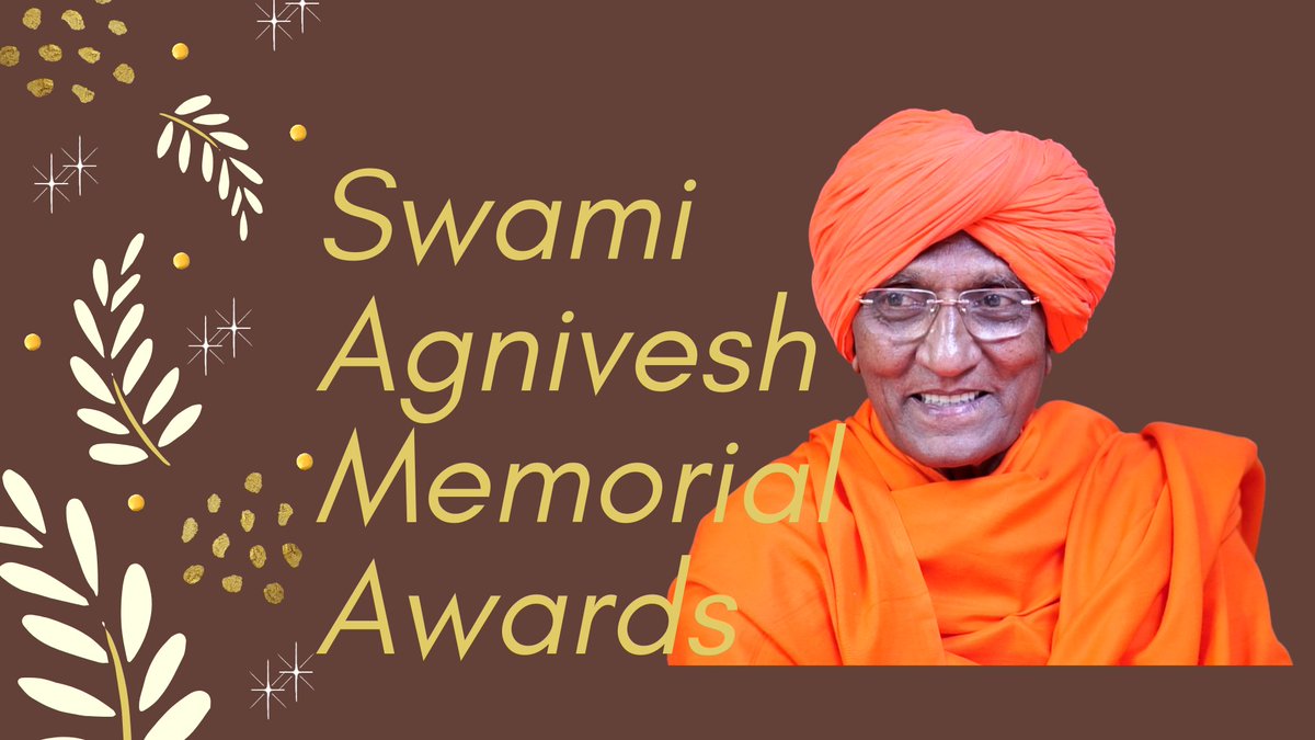 Thrilled to receive the Swami Agnivesh Memorial Award
at the #HindusForHumanRights Gala. A night of
celebration, hope, and commitment awaits us on Dec
16th. Let's stand together for justice &amp; peace! 

Tickets:
eventbrite.com/e/a-celebratio…

#CelebrationOfHope2023 
#HumanRightsChampion
