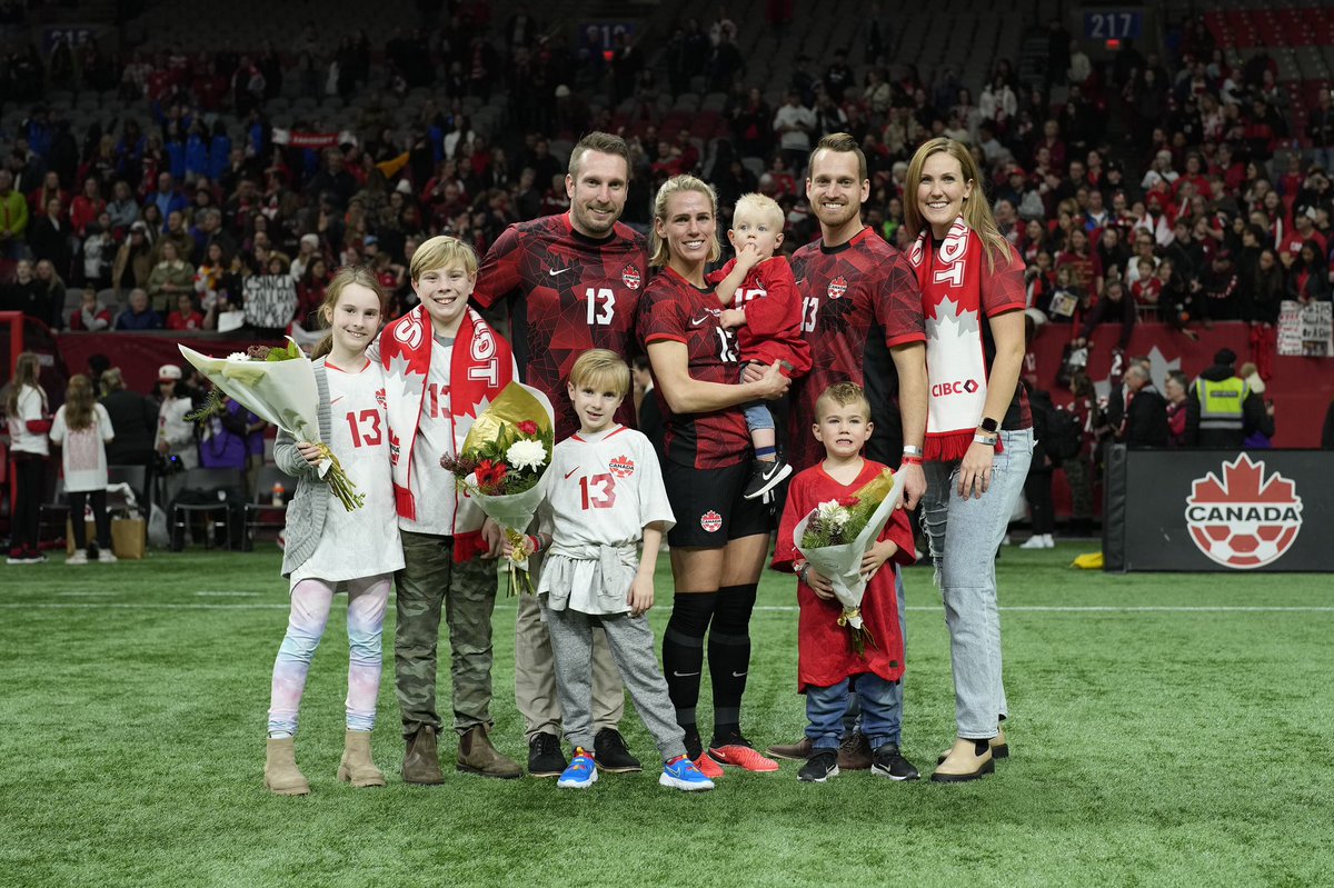 My heart is full. Thank you Canada, family, friends, fans, teammates, coaches…It’s been an absolute honour! 🇨🇦