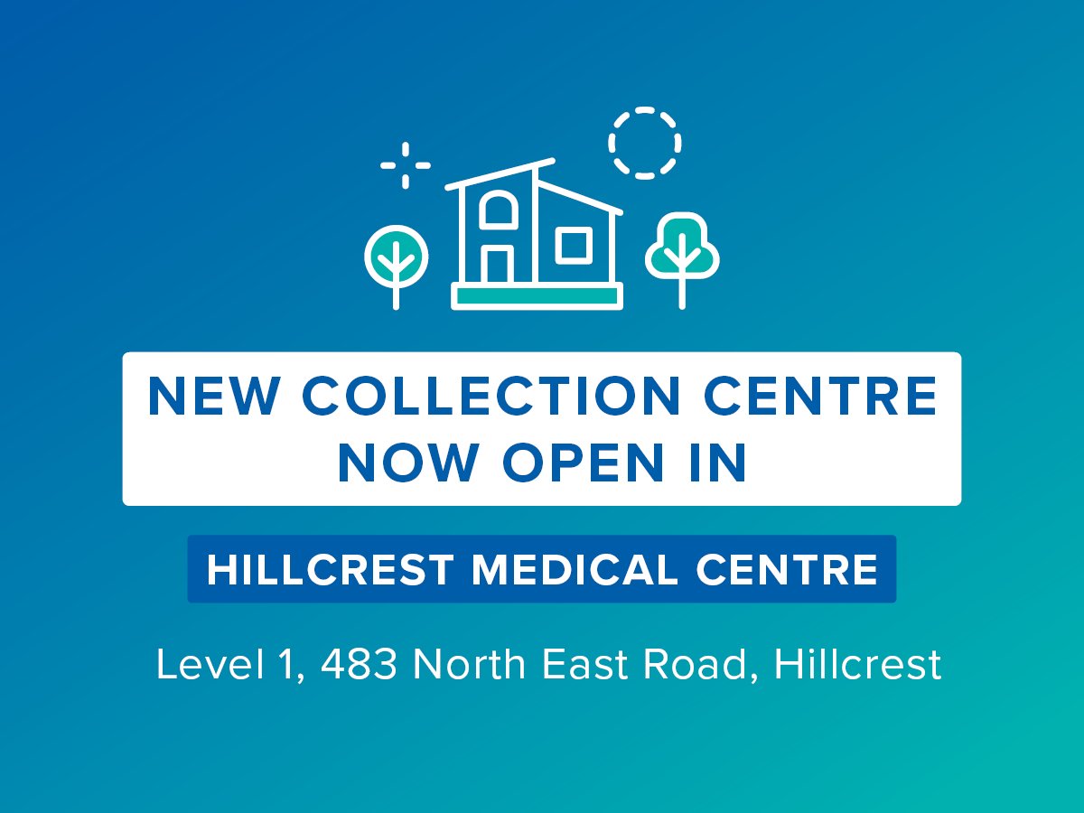 SA Pathology now provides an onsite service in the Hillcrest Medical Centre. The collection centre is open Monday – Friday from 8.30am to 12.30pm. Find a collection centre closest to you ➡ bit.ly/CollectionCent…