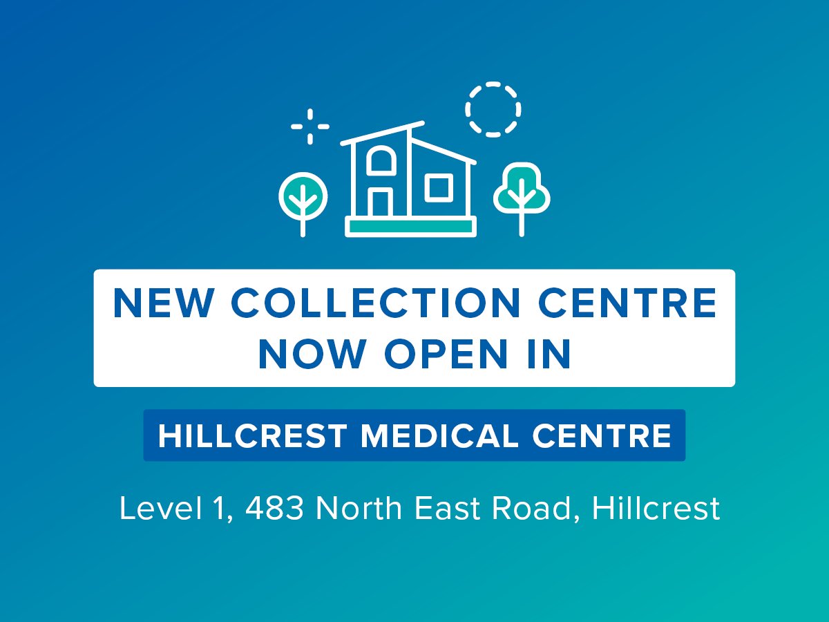 SA Pathology now provides an onsite service in the Hillcrest Medical Centre. The collection centre is open Monday – Friday from 8.30am to 12.30pm.
Find a collection centre closest to you ➡ bit.ly/CollectionCent…