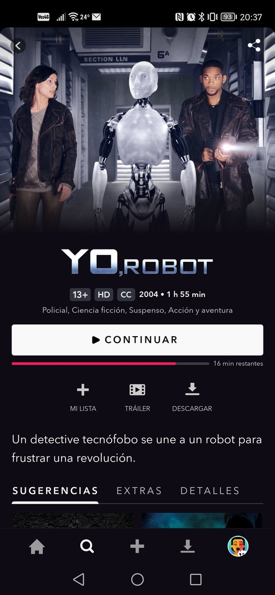 Caro_LopezC's tweet image. Tremenda película, me imagino el libro debe ser brutal. 
Y pensar que ya llego la #AI
#Irobot #yorobot