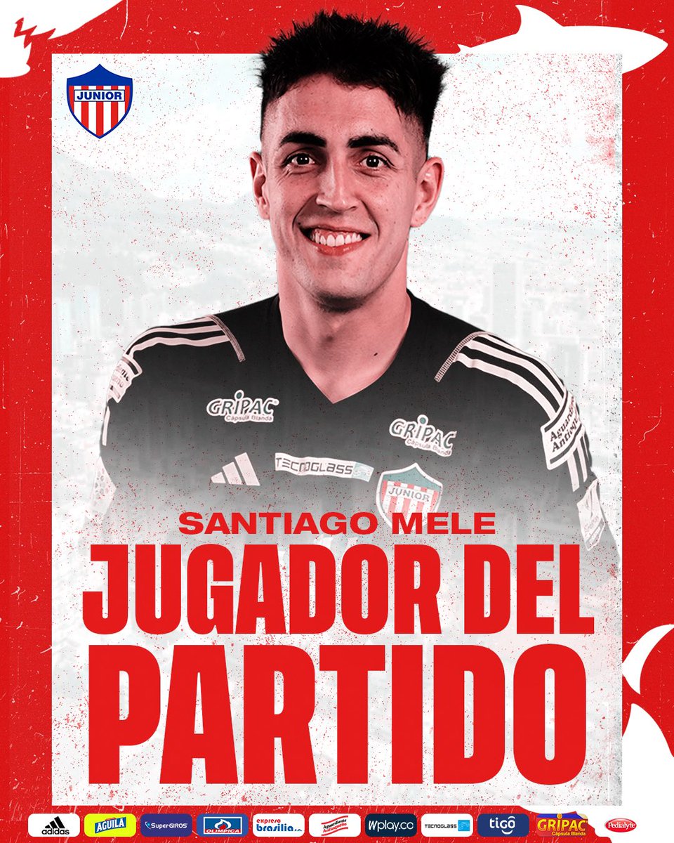 JuniorClubSA's tweet image. 🔥🏆 ¡EL MVP! 
@MeleSantiago25  fue elegido como la figura de la final ante Independiente Medellín.

#VamosJunior🔴⚪️🔵