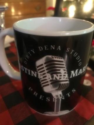 I'm so tickled!
Look what Marty ( @this_those ) had made!
Our own official Vastine & Marty mugs!

#podcast #writingpodcast #entertainment #writing #writers #authors