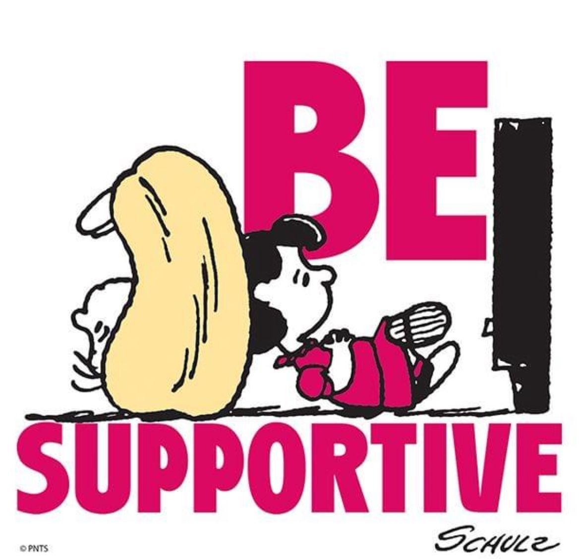 Be supportive #TakeCareOfEachOther #Peanuts