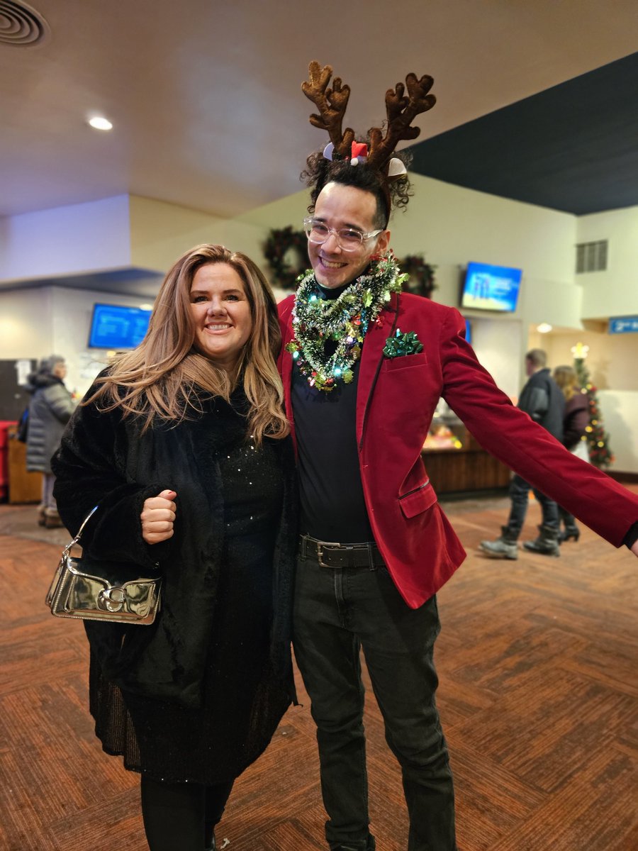 Last night <a href="/itsangiemagic/">✨ Angie Lamirande ✨</a> &amp; I got to go check out <a href="/donaldamero/">Don Amero</a> Amero Little Christmas at <a href="/theburtwpg/">The Burt</a>! Don's vocals &amp; the special guests were inspiring plus every excuse to dress over the top Xmas, I'm taking it! 🎄🎶 #Winnipeg #happyholidays #MerryChristmas