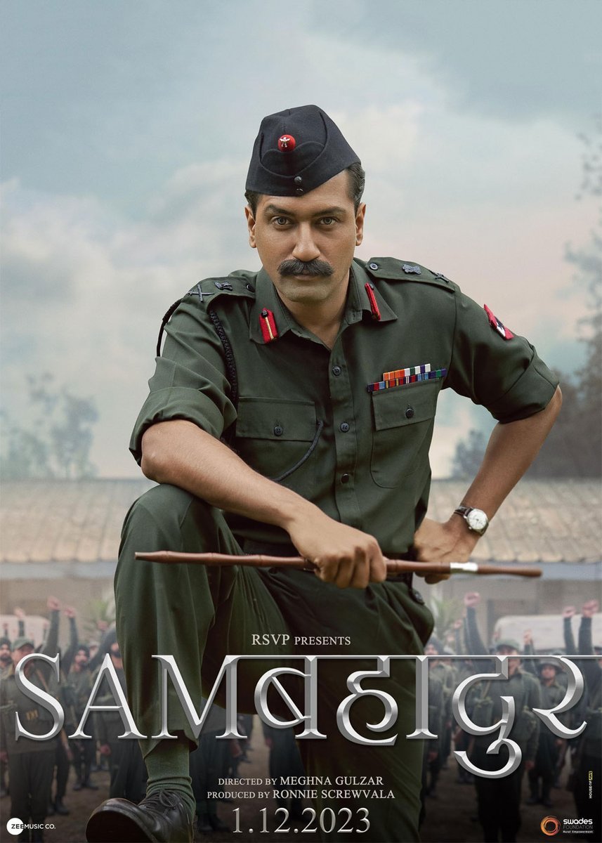 Watched #SamBahadur yesterday with family at a packed house. An excellent movie. Great acting by #VickyKaushal. Well made movie, @meghnagulzar.

Go and watch the movie. It's slow magic that grows on you. It's magical in performance and #storytelling, and when you go home after