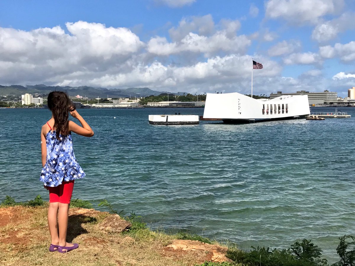 A salute to our great ship and her crew. #USSArizona #PearlHarbor82