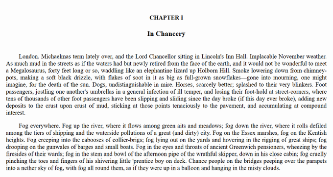 this is the week when magical Saltspring Island imitates the luminous first page of Dickens' Bleak House ... rain to the horizon, fog for the ages, clouds half the size of PEI