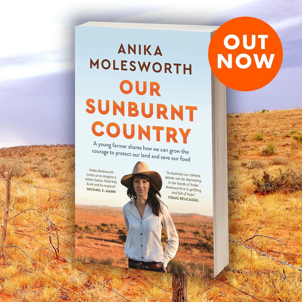 All profits from the sale of my book, Our Sunburnt Country, are currently going to Farmers for Climate Action @farmingforever During COP28 I'm donating all profits to support this incredible organisation! Let's help the climate together! Get yours here: anikamolesworth.com/store/p2/Our_S…