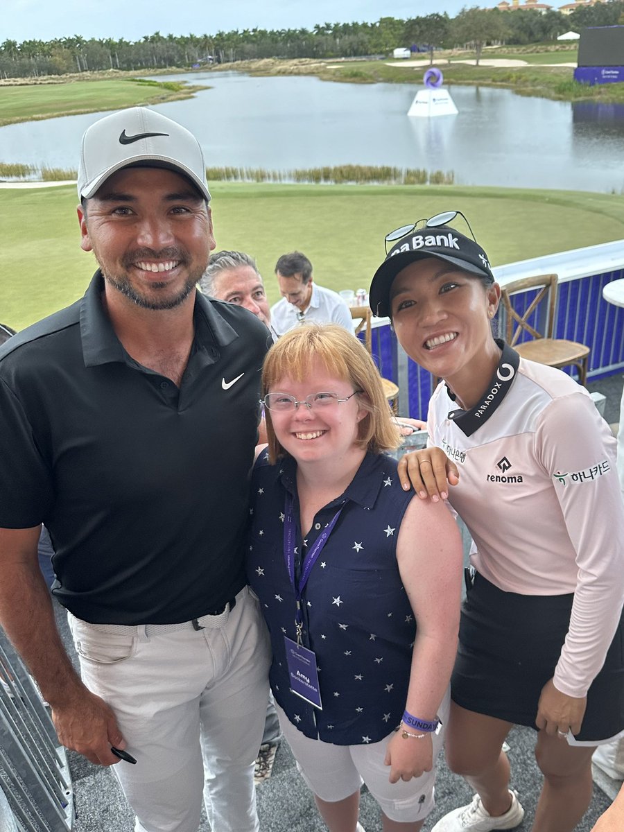 Congratulations 🎉 Lydia Ko and @JDayGolf on becoming the inaugural @GTinvitational Champions! 🏆 Thank you 🙏🏼 @GrantThorntonUS for the front row seat to history! I loved it! 😍 #Inclusion #PurplePaladin
