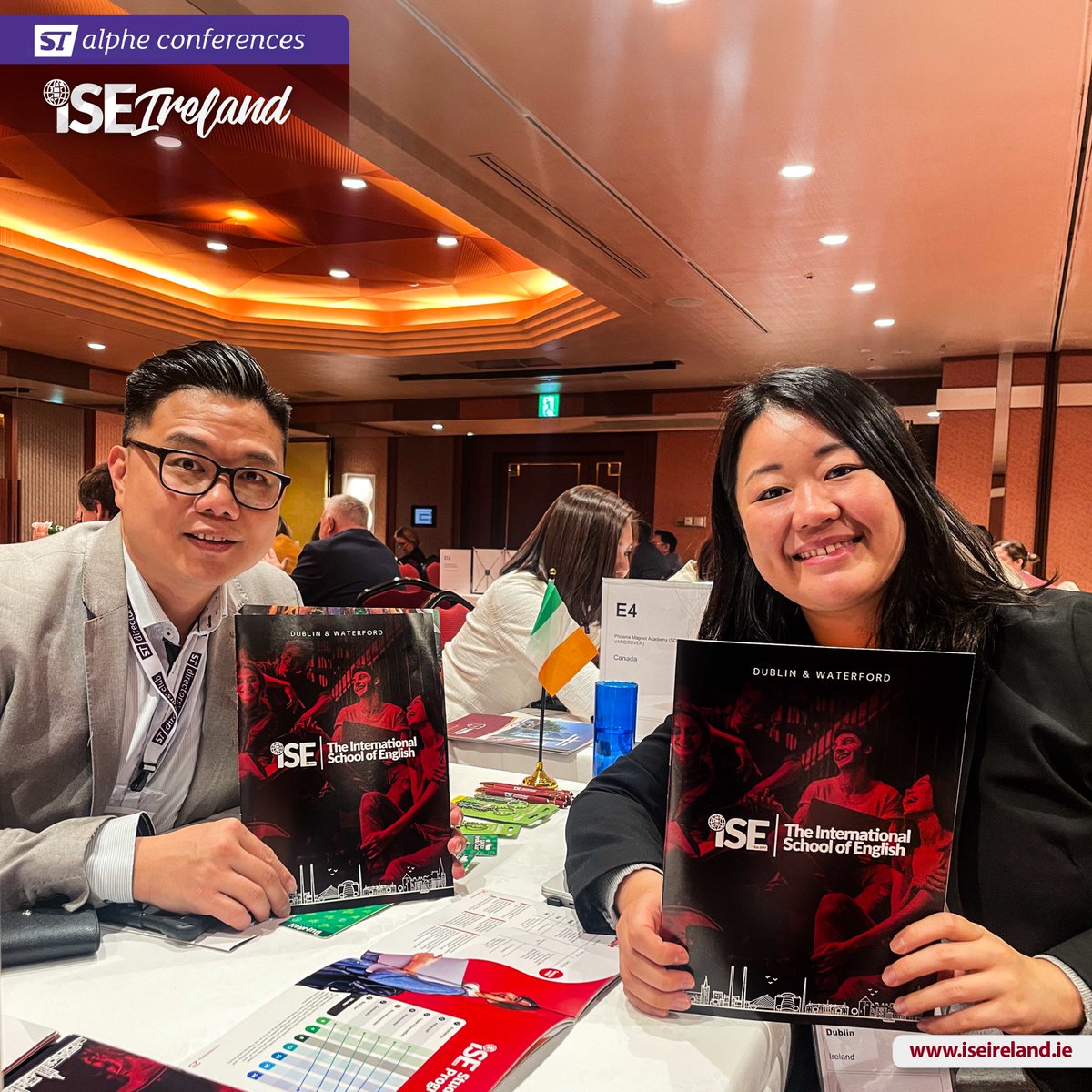 LearnEnglish_IE's tweet image. Explore notable moments from our Sales Executive, Maho Taniguchi, at the Alphe Conference Korea in Seoul 🇰🇷 and the Alphe Conference Japan in Tokyo 🇯🇵. We extend our heartfelt appreciation to everyone involved in making these events a success!#STAlpheConferences #ISEIreland