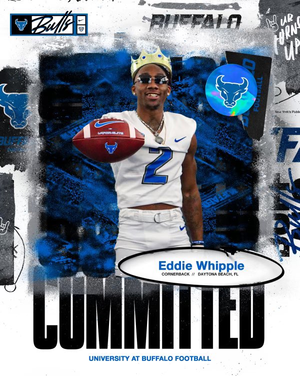 #AGTG I’m blessed to say I’m committed to university of buffalo horns up 🦬💙🤍🖤 <a href="/CoachDJmayo/">Mayo</a> <a href="/CoachMoLinguist/">Maurice Linguist</a> <a href="/coach_cope/">Holman Copeland</a> <a href="/UBFootball/">UB Football</a>