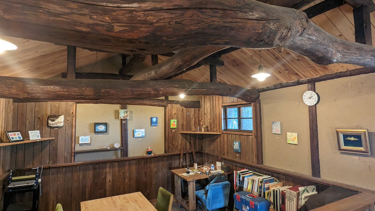 「ギャラリーカフェmuniの小さな作品展の様子を見にお茶してきました。今回は0号以」|Naoya Ohtaniのイラスト