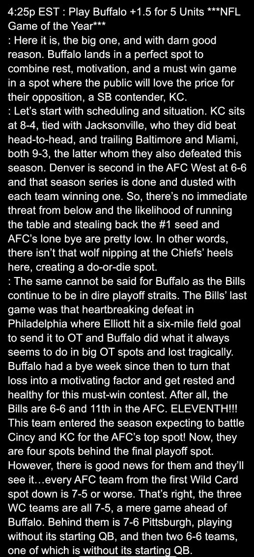 JFirestoneMPSC's tweet image. BOOM! There it is! Our 2023 #NFL Game of the Year is a WINNER

Bills +1.5 :💰💰

I can’t thank everybody who joined us today enough! Your constant loyalty, and support to us is greatly appreciated

I am fired up for the rest of this month

BRING ON Bowl Season!

#GamblingTwitter