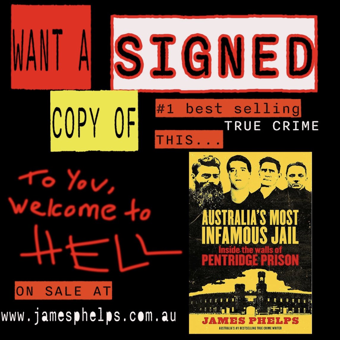 Jamesphelps.com.Au Get a signed book for Xmas