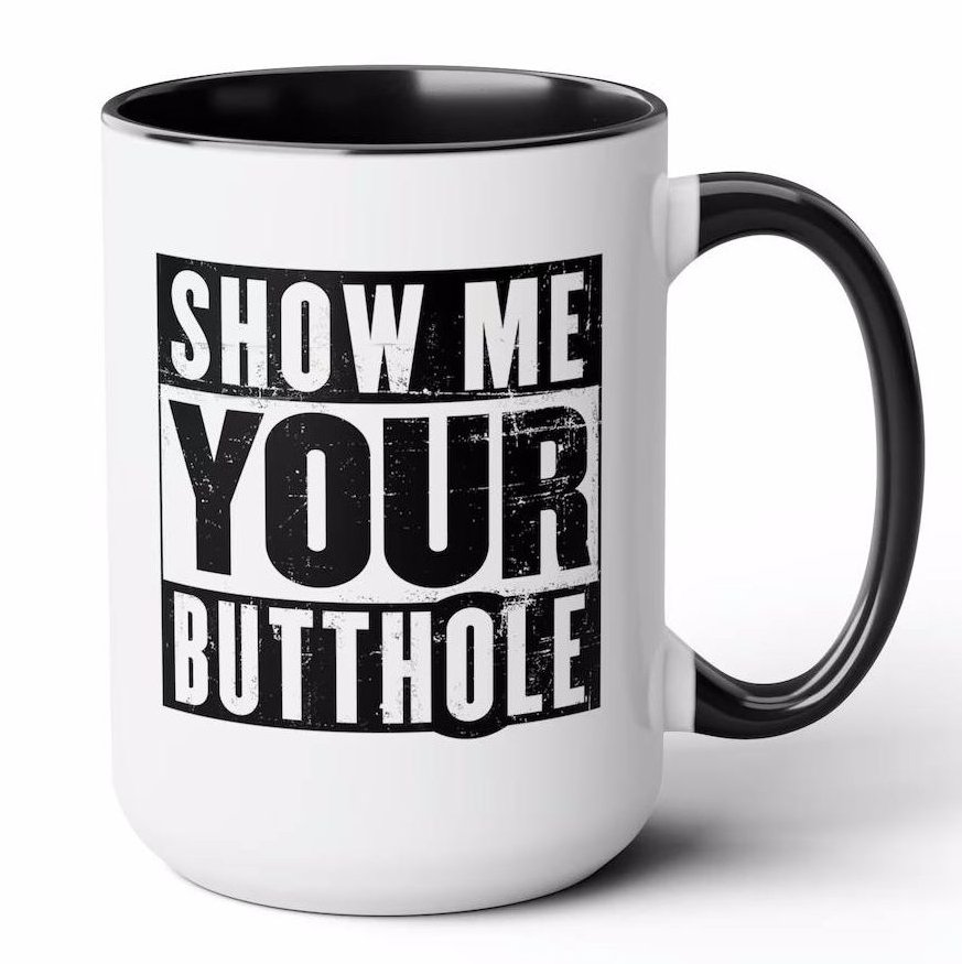 devilmaycorp's tweet image. Show me your butthole mugs! Available in sizes 11oz or 15oz with 5 different colors to choose from!

devilmaydesign.etsy.com/listing/125852…

#funny #mature #christmasgifts