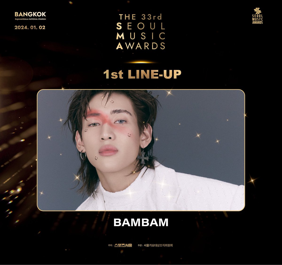 Mark, Youngjae, and BamBam are part of the line-up of the 33rd Seoul Music Awards in Rajamangala Stadium in Bangkok 😭 #GOT7 #갓세븐 @GOT7